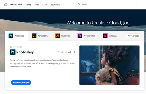 Software Adobe - scelta dei software da scaricare