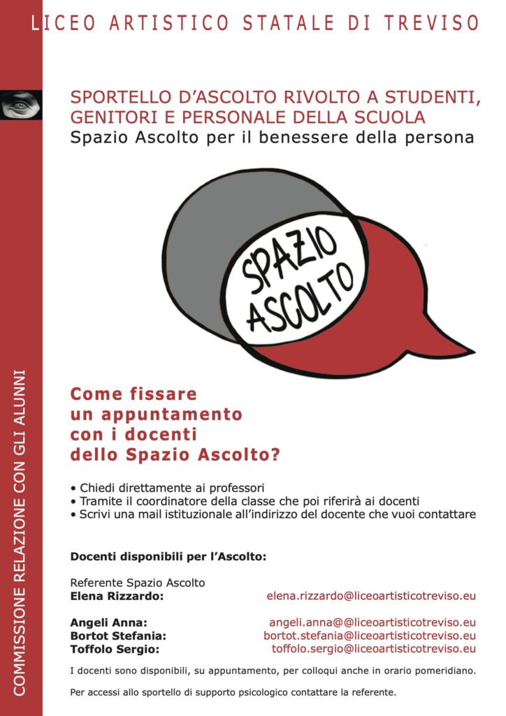 Spazio Ascolto - Manifesto