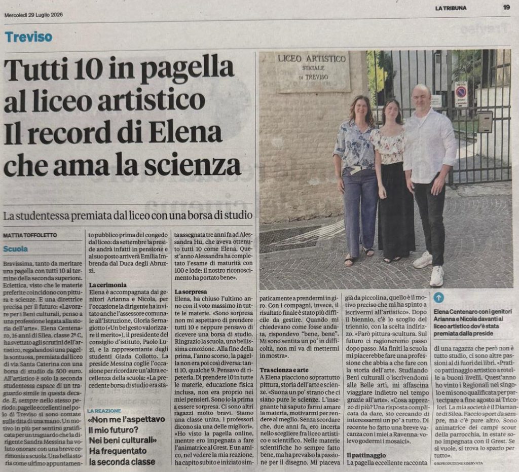 Articolo "La Tribuna"